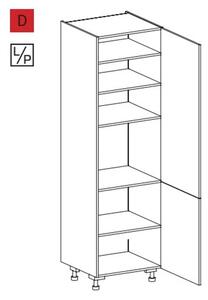 EBS PO602DLPS Skříň potravinová, 60 cm, diamantově šedá 1 set