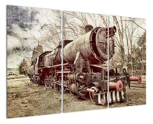 Obraz lokomotivy (120x80cm)