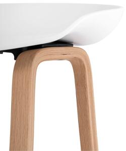 Bílá plastová barová židle Somcasa Ronie 76 cm
