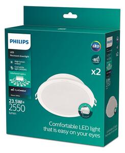 Meson LED vestavné svítidlo 23,5W, 4000 K, bílá, 2 ks