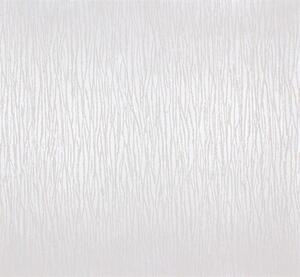 Vliesové tapety na zeď Estelle 55744, vlnky bílé na metalickém podkladu, rozměr 10,05 m x 0,53 m, MARBURG