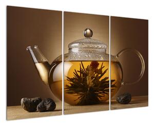 Obraz konvice s čajem (120x80cm)