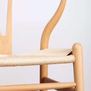 Přírodní dřevěná jídelní židle Somcasa Ada