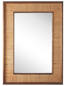 Nástěnné zrcadlo 54 x 74 cm IGUALA světlé dřevo
