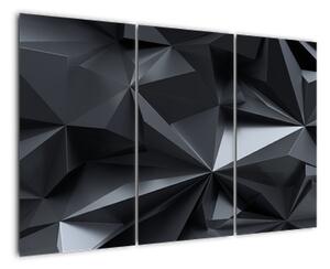 Černobílý obraz - abstrakce (120x80cm)