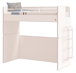 Čilek Zvýšená postel 90x200 cm se žebříkem White Studio