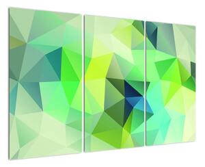 Abstraktní obraz - triangly (120x80cm)