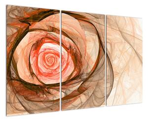 Obraz květ růže (120x80cm)
