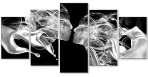 Obraz láska z kouře Velikost (šířka x výška): 100x50 cm