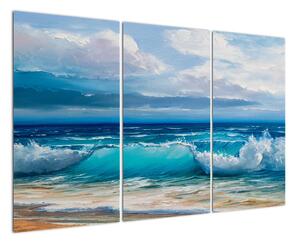 Obraz písečné pláže (120x80cm)