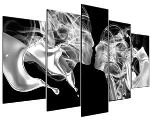 Obraz láska z kouře Velikost (šířka x výška): 100x50 cm