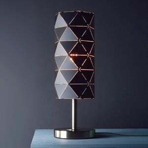 Stolní lampa Asterope, lineární černá
