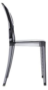 Jídelní židle Victoria Ghost, více barev - Kartell Barva: Kouřová
