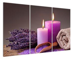 Obraz - Relax, svíčky (120x80cm)