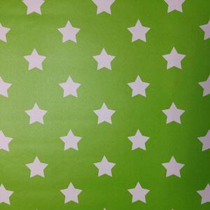 Samolepící tapety hvězdičky zelený podklad 13420, rozměr 45 cm x 15 m, GEKKOFIX