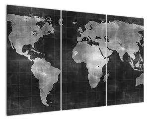 Obraz mapa světa (120x80cm)