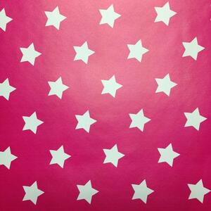 Samolepící tapety hvězdičky růžový podklad 13412, rozměr 45 cm x 15 m, GEKKOFIX