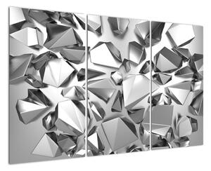 Abstraktní obrazy - krystaly (120x80cm)