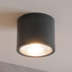 ORION LED stropní bodovka Sputnik IP65 Ø 14,5 cm černá, Černá, Koupelna, Hliník, Moderní, Venkovní bodové svítidlo / zabodnuté do země