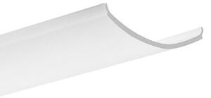 Difuzor KLUŚ KOPRO-38R pro LED hliníkové profily Barva: Saténová, Délka: 1m