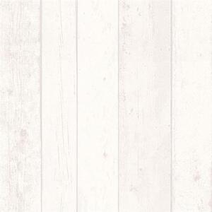 Vliesové tapety na zeď Wood´n Stone 855046, dřevěné desky bílé, rozměr 10,05 m x 0,53 m, A.S.Création