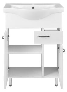 EBS K-Plus Skříňka s umyvadlem, zásuvkou 65x90 cm, bílá 1 set