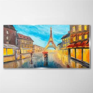 Obraz na skle Obraz na skle Město Francie Tower