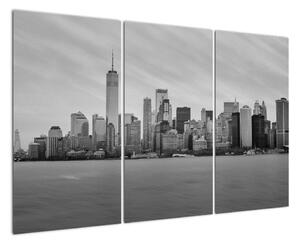 Černobílý obraz města (120x80cm)