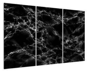Černobílý mramor - obraz (120x80cm)