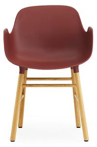 Výprodej Normann Copenhagen designové židle Form Armchair Wood (červená, dub)