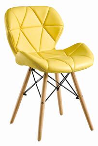 DORSET II čalouněná židle, žlutá
