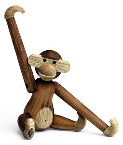 Dřevěná opička Monkey Mini Teak Limba 9,5 cm