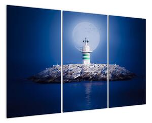 Maják na moři - obraz (120x80cm)