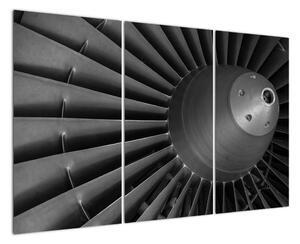 Detail turbíny - obraz (120x80cm)