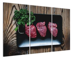 Obraz - steaky (120x80cm)