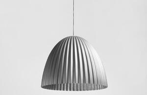 Nordic Design Stříbrné kovové závěsné světlo Liss 50 cm