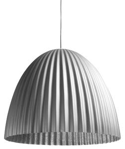 Nordic Design Stříbrné kovové závěsné světlo Liss 70 cm