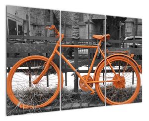 Obraz oranžového kola (120x80cm)