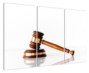 Moderní obraz - soudce, advokát (120x80cm)