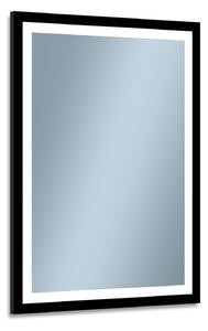 Venti Luxled zrcadlo 60x80 cm obdélníkový s osvětlením černá 5907459662450