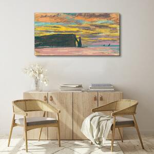Obraz na plátně Obraz na plátně Západ slunce Claude Monet