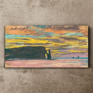 Obraz na plátně Obraz na plátně Západ slunce Claude Monet