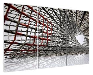 Obraz kovové mříže (120x80cm)