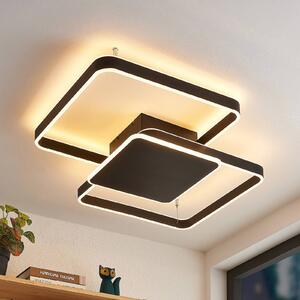 Stropní svítidlo Lucande Kadira LED, 70 cm, černé