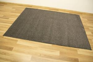 Metrážový koberec Alpha 77 šedý / černý