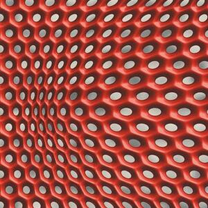 Vliesové tapety na zeď Harmony Mac Stopa 327075, 3D vzor červený, rozměr 10,05 m x 0,53 m, A.S.Création