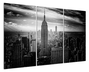 Černobílý obraz města - New York (120x80cm)