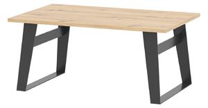 Konferenční stolek Alfred - dub artisan/černá
