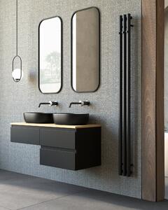 Oltens Stang koupelnový radiátor designově 180x15 cm černá 55011300