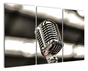 Obraz mikrofonu (120x80cm)